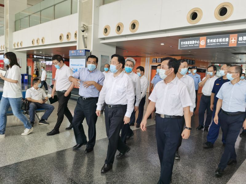 市委書記陳金虎督查車站國慶安保維穩(wěn)、安全生產和常態(tài)化疫情防控工作